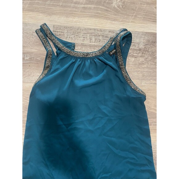 Express Tank Top Blouse with beads size xs dress wear - Picture 3 of 7